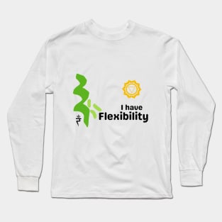 Flexibility & Solar chakra Long Sleeve T-Shirt